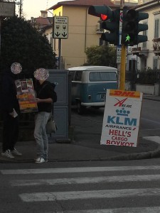 Protesta contro DHL a Prato